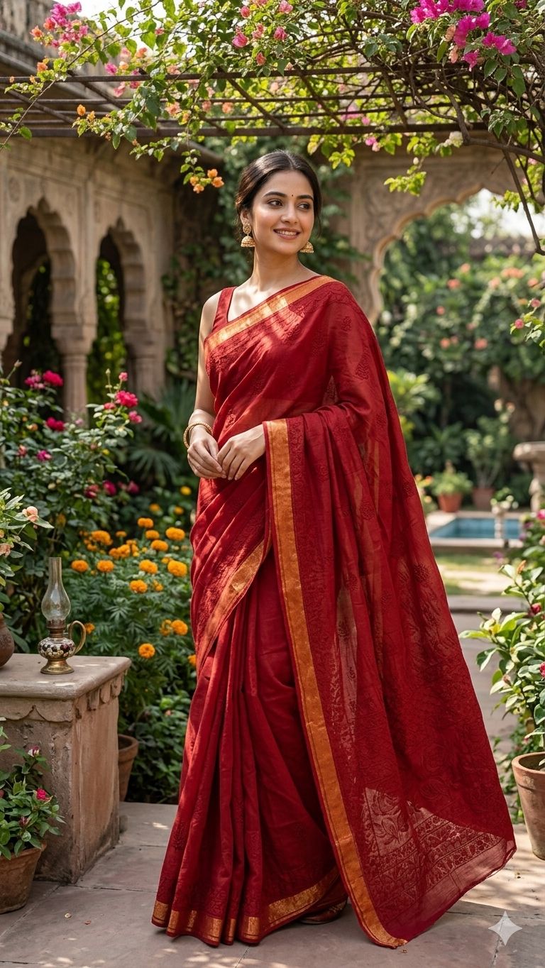 Mangalagiri Chikankaari Handwork sarees