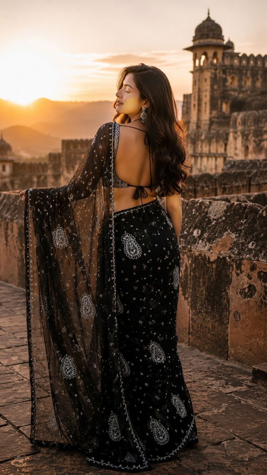 Chikankari Handwork Saree