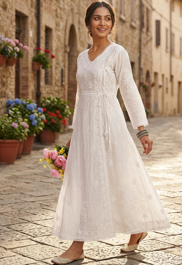 Color: White Angrakha