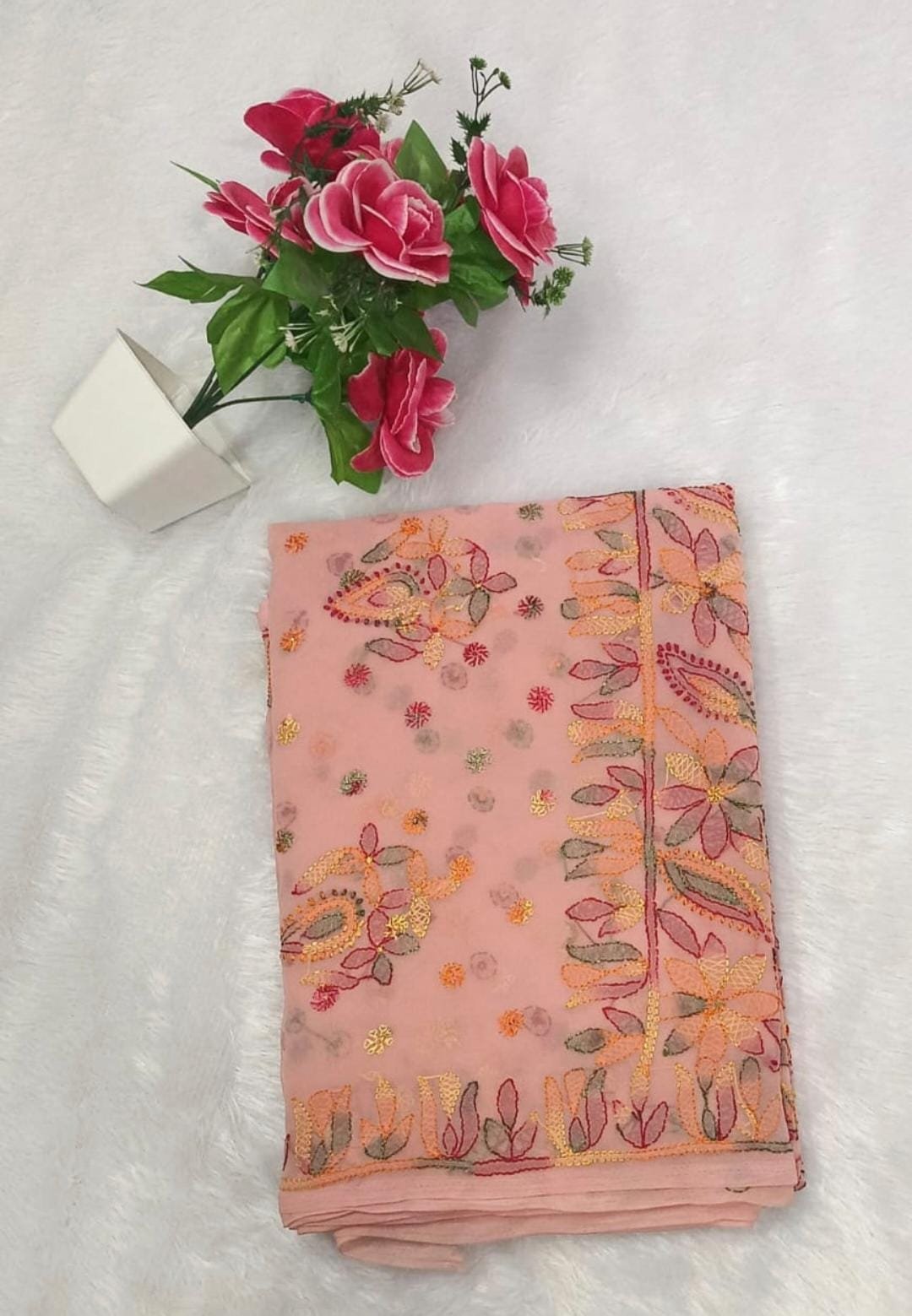 Color: Peach Multi