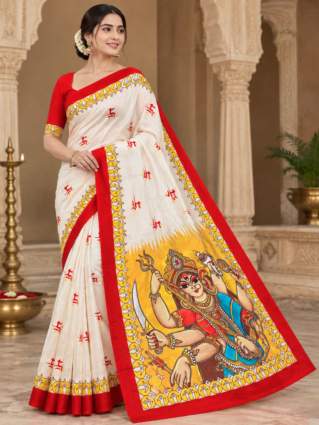Color: Red White